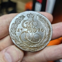 5 копеек 1770 г. ЕМ, состояние XF